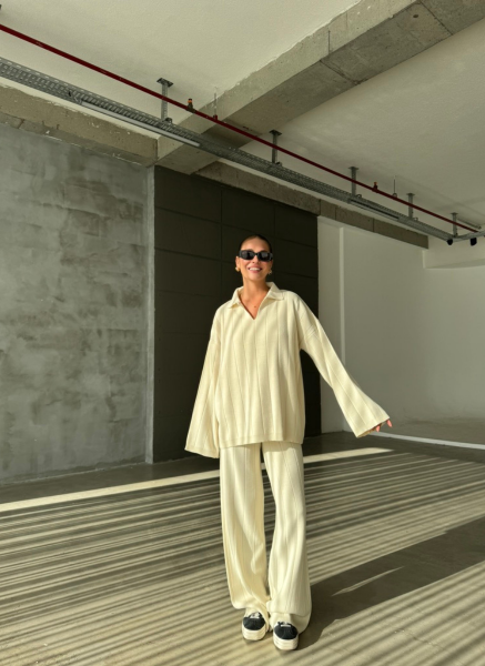 BEJ POLO YAKA TRİKO TAKIM