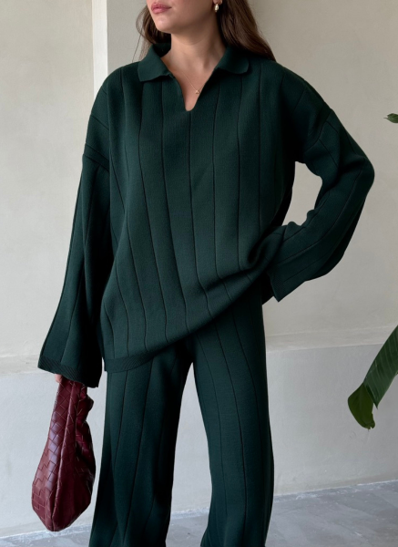 ZÜMRÜT POLO YAKA TRİKO TAKIM