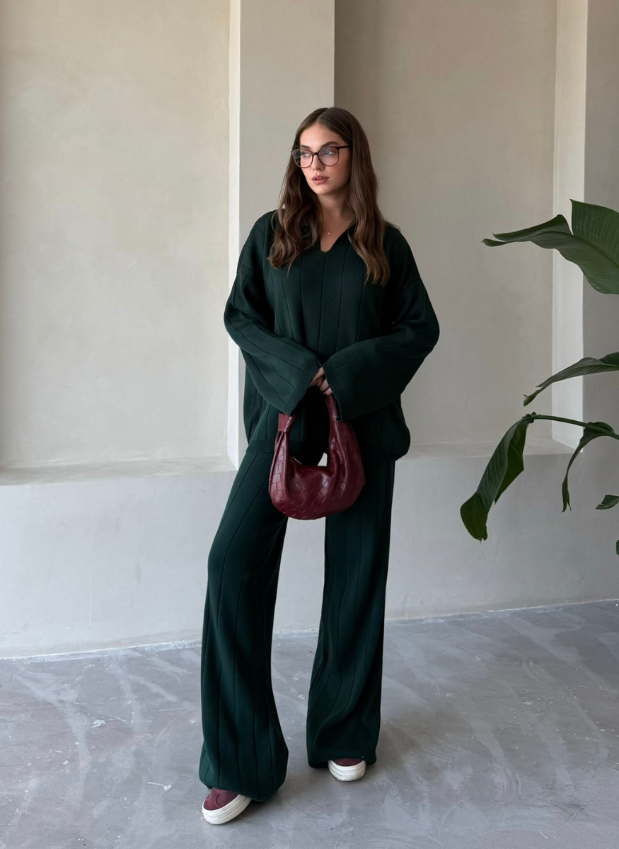 ZÜMRÜT POLO YAKA TRİKO TAKIM