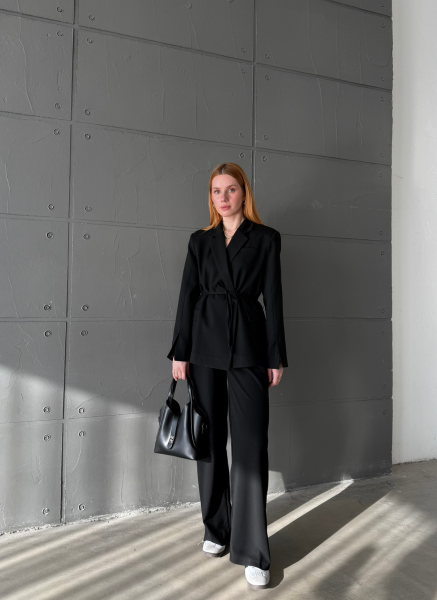 SİYAH BAĞLAMALI BLAZER