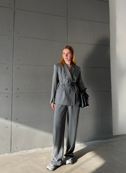 ANTRASİT BAĞLAMALI BLAZER