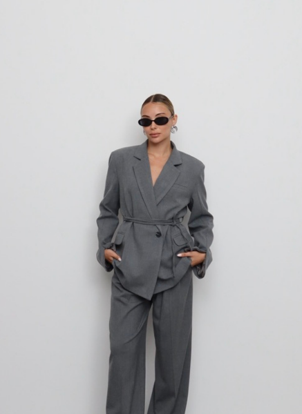 ANTRASİT BAĞLAMALI BLAZER