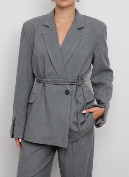 ANTRASİT BAĞLAMALI BLAZER