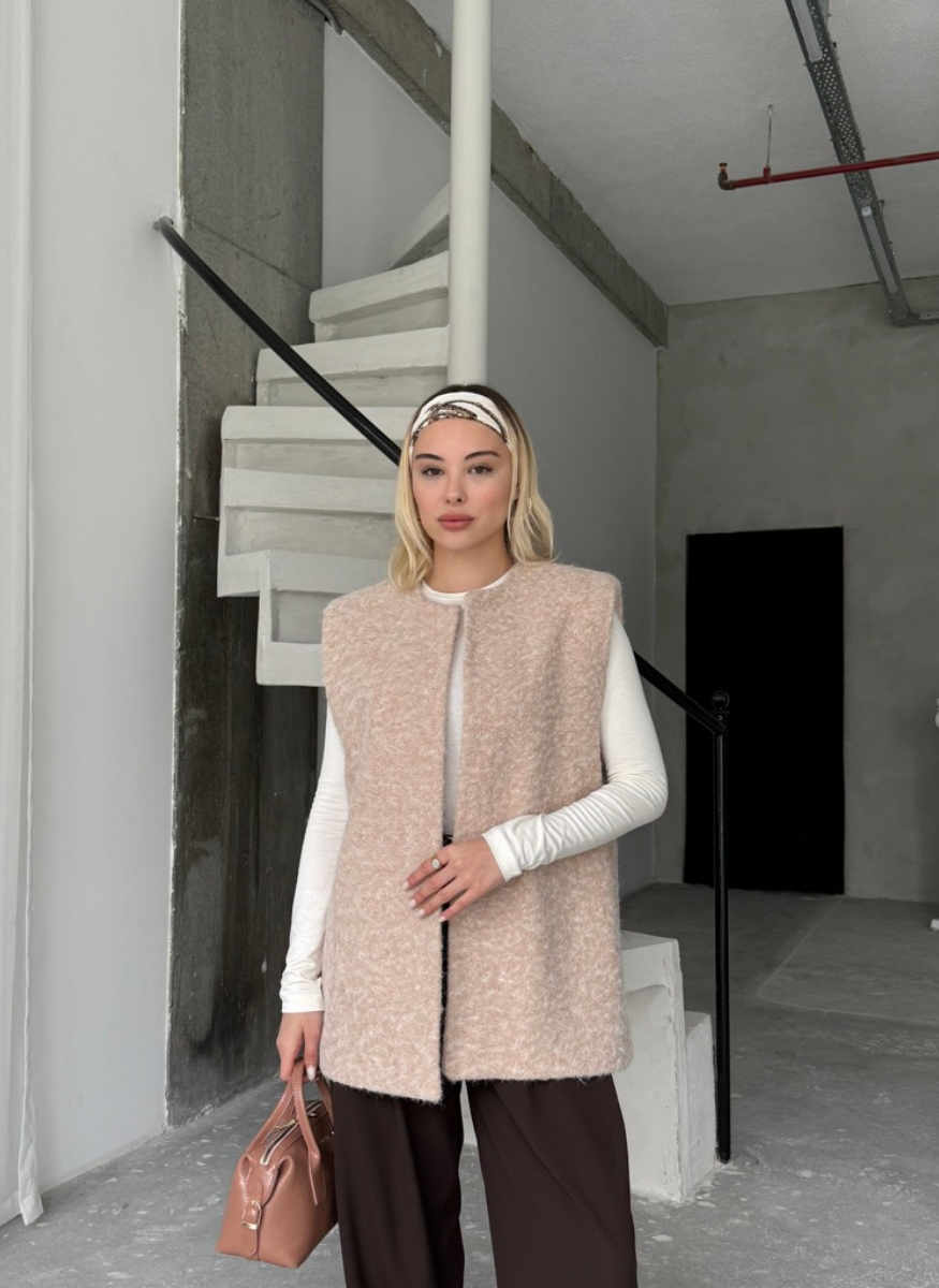 PUDRA KAŞE YELEK