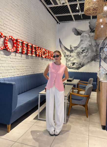 POLİVİSKON PEMBE YELEK