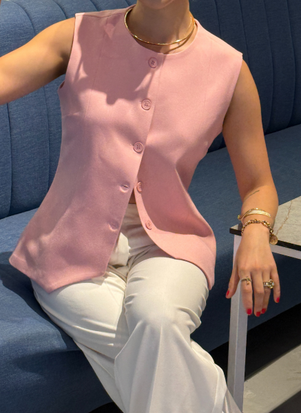 POLİVİSKON PEMBE YELEK