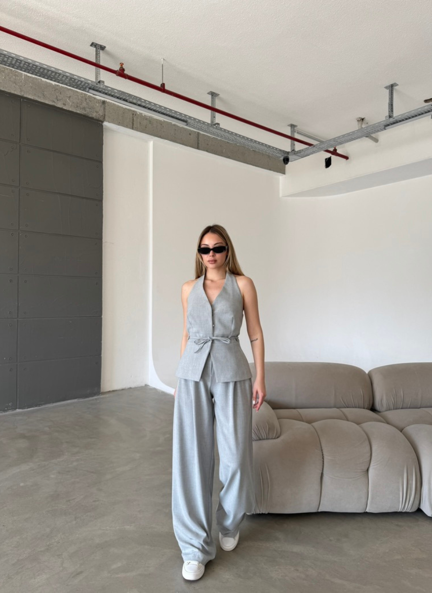 GRİ MASKÜLEN PANTOLON