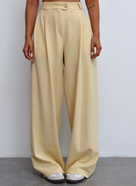 SARI MASKÜLEN PANTOLON