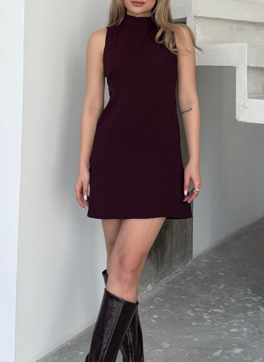 MÜRDÜM KREP ELBİSE