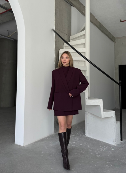 MÜRDÜM KREP ELBİSE