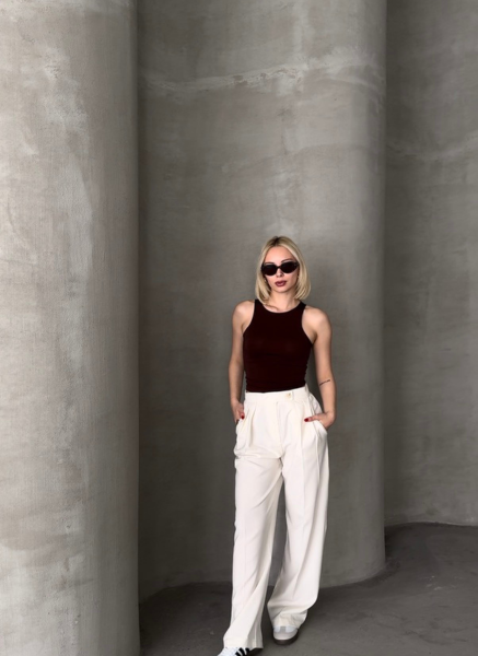 KAHVE HALTER YAKA SANDY CROP