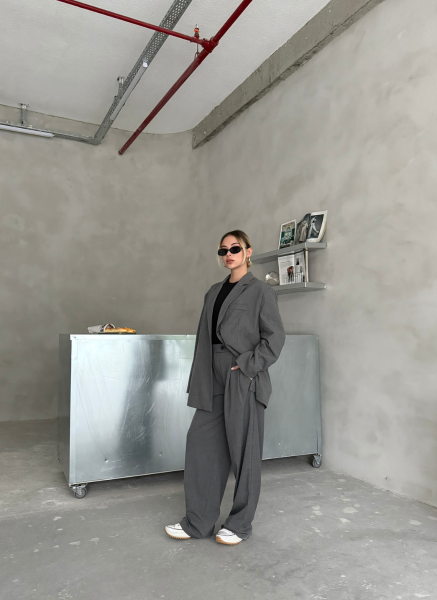ANTRASİT OVERSİZE BLAZER