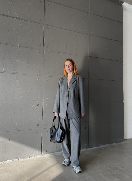 ANTRASİT OVERSİZE BLAZER