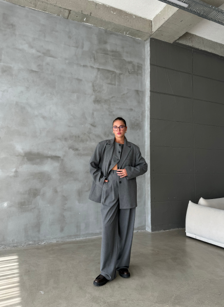ANTRASİT OVERSİZE BLAZER