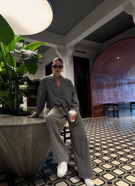 ANTRASİT OVERSİZE BLAZER