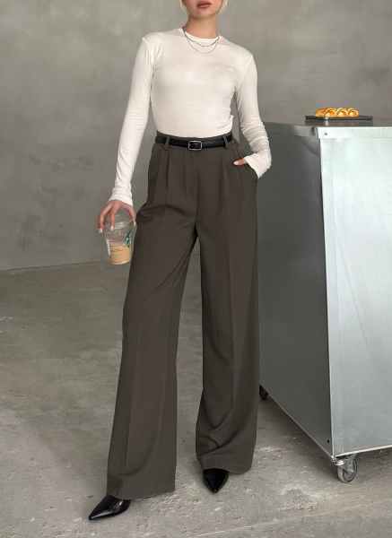 HAKİ PALAZZO PANTOLON