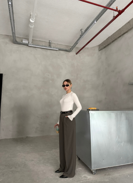 HAKİ PALAZZO PANTOLON