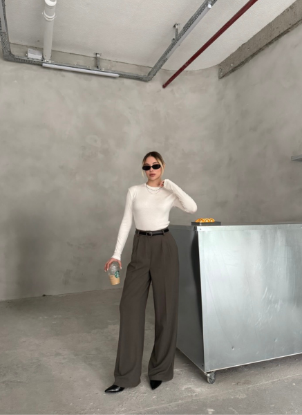 HAKİ PALAZZO PANTOLON