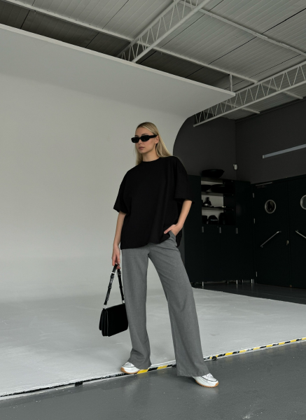 SİYAH OVERSIZE BASIC T-SHIRT