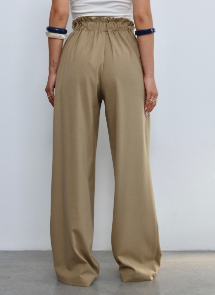 CAMEL BELDEN BAĞLAMALI PANTOLON