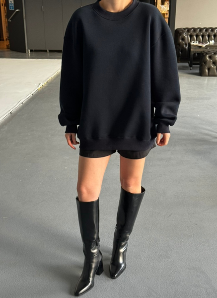 LACİVERT OVERSİZE SWEATSHIRT