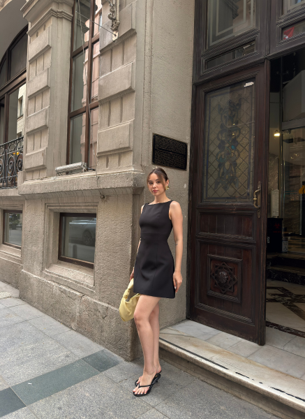 SİYAH DOUBLE ELBİSE