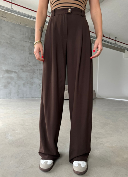 KAHVE MASKÜLEN PANTOLON