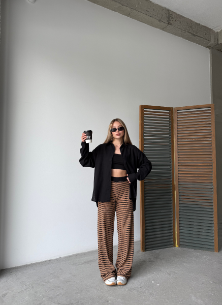 SİYAH OVERSİZE GÖMLEK