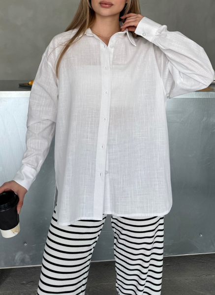 BEYAZ OVERSİZE GÖMLEK