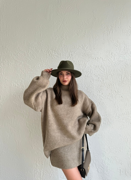 VİZON YUMOŞ TRİKO ETEK