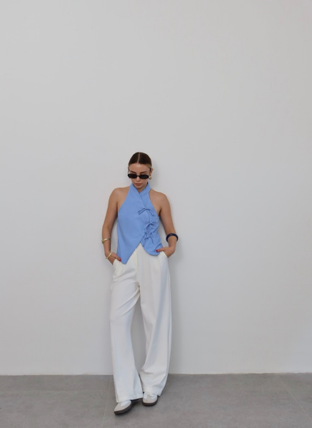 MAVİ ÇİZGİLİ YELEK