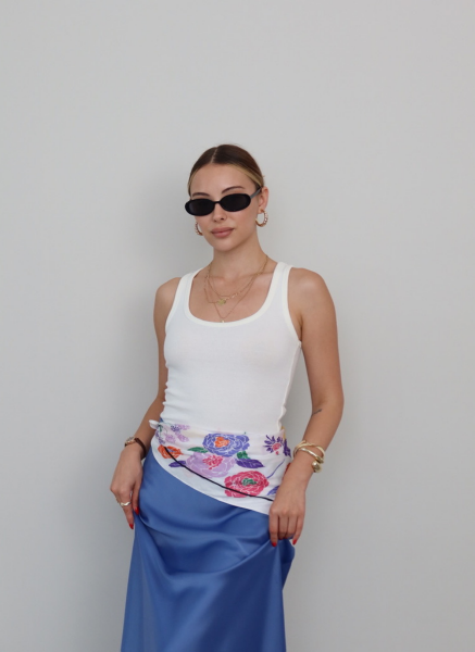 BEYAZ KAŞKORSE ATLET