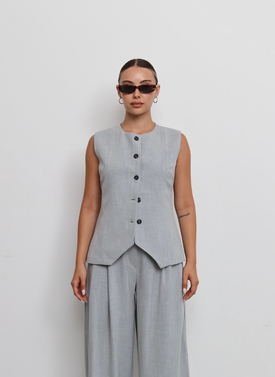 POLİVİSKON GRİ YELEK