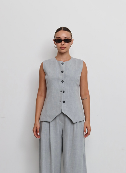 POLİVİSKON GRİ YELEK