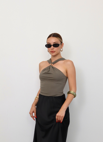 HAKİ GOL TAKILI BLUZ