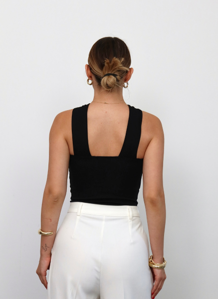 SİYAH GOLD TAKILI BLUZ