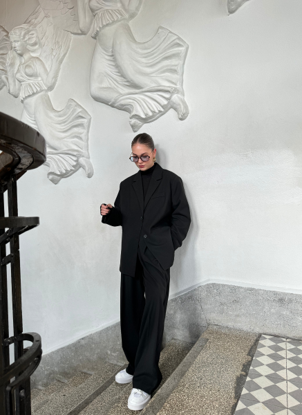 SİYAH OVERSİZE BLAZER