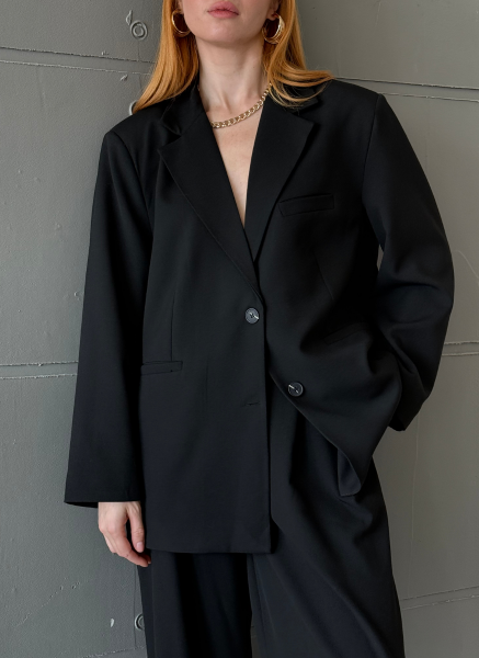 SİYAH OVERSİZE BLAZER
