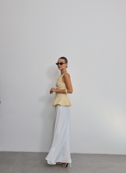 SARI ÇOK DÜĞMELİ YELEK