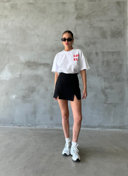 BEYAZ LOVELY T-SHIRT