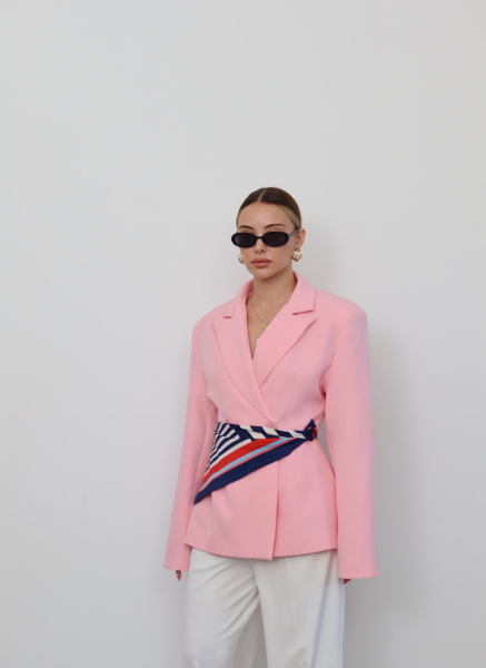PEMBE DOUBLE BLAZER