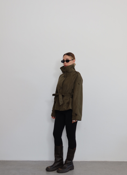 HAKİ DİK YAKA TRNÇKOT