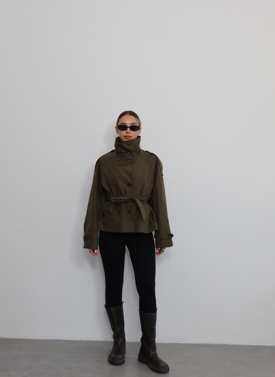 HAKİ DİK YAKA TRNÇKOT