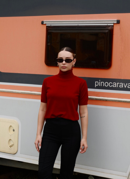 BORDO TRİKO CORSMAN KAZAK