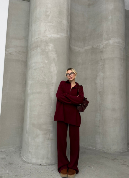 BORDO FERMUARLI TRİKO TAKIM