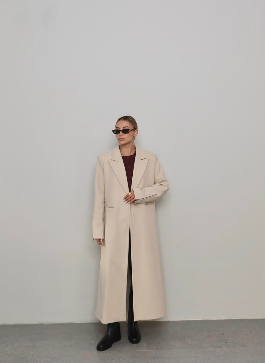 BEJ FERMUARLI KAŞE KABAN