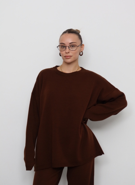 ACI KAHVE BİSİKLET YAKA TRİKO TAKIM