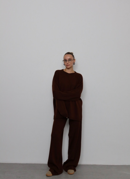 ACI KAHVE BİSİKLET YAKA TRİKO TAKIM