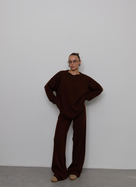 ACI KAHVE BİSİKLET YAKA TRİKO TAKIM