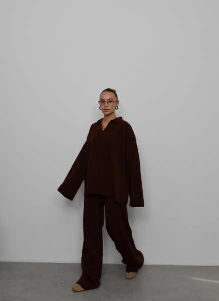 ACI KAHVE POLO YAKA TRİKO TAKIM